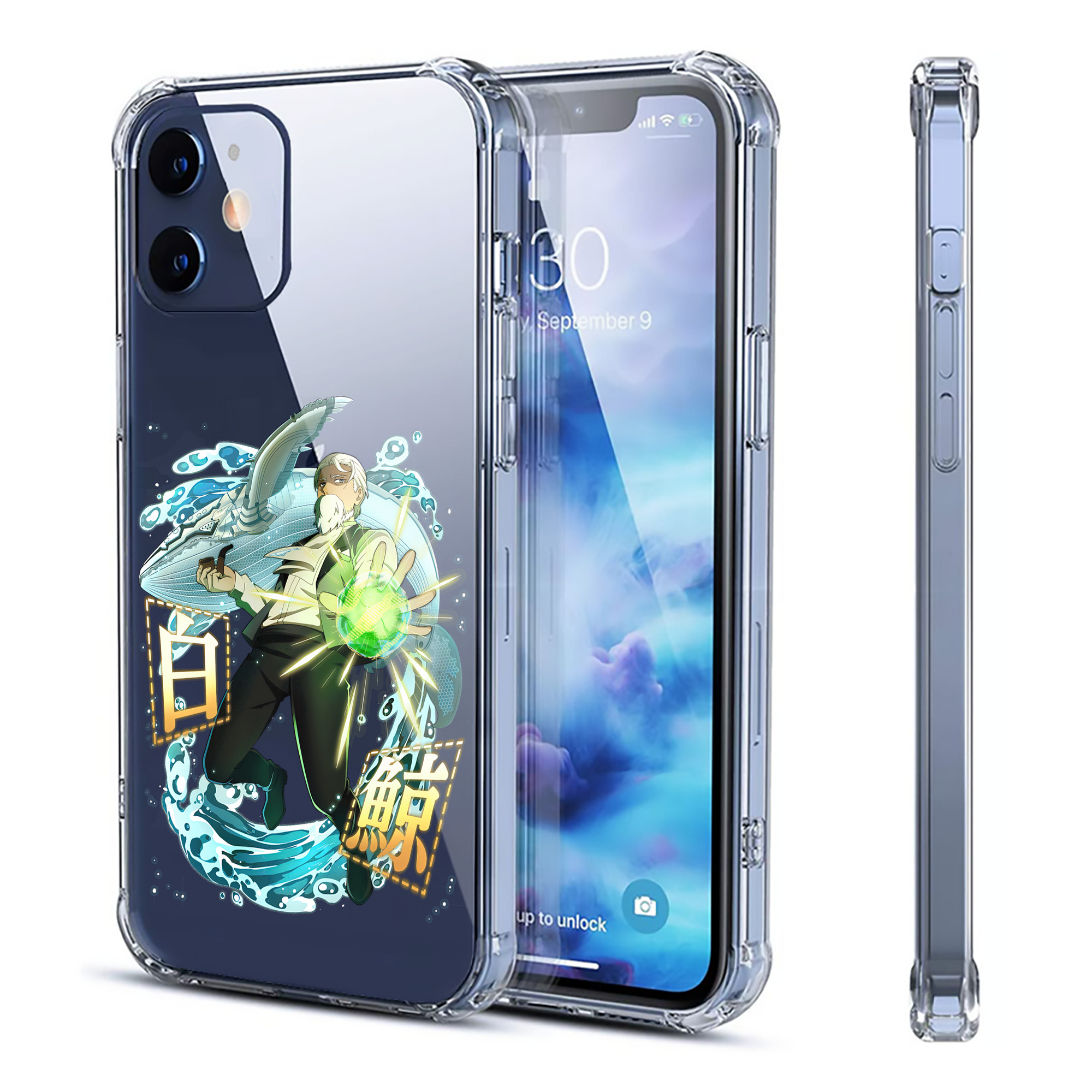 （画像用） 文豪ストレイドッグス Bungo Stray Dogs 【iPhone 12シリーズ対応】透明スマホケース（クリアソフトケース）